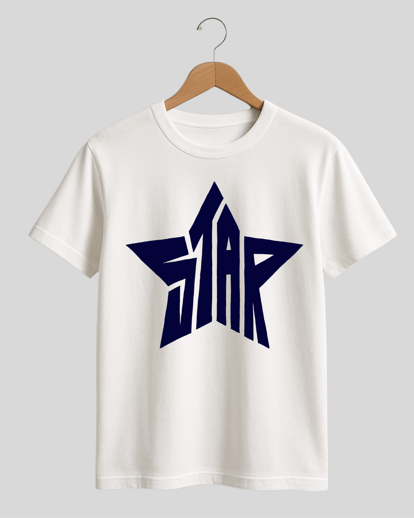 MYD Casuals white star tshirt