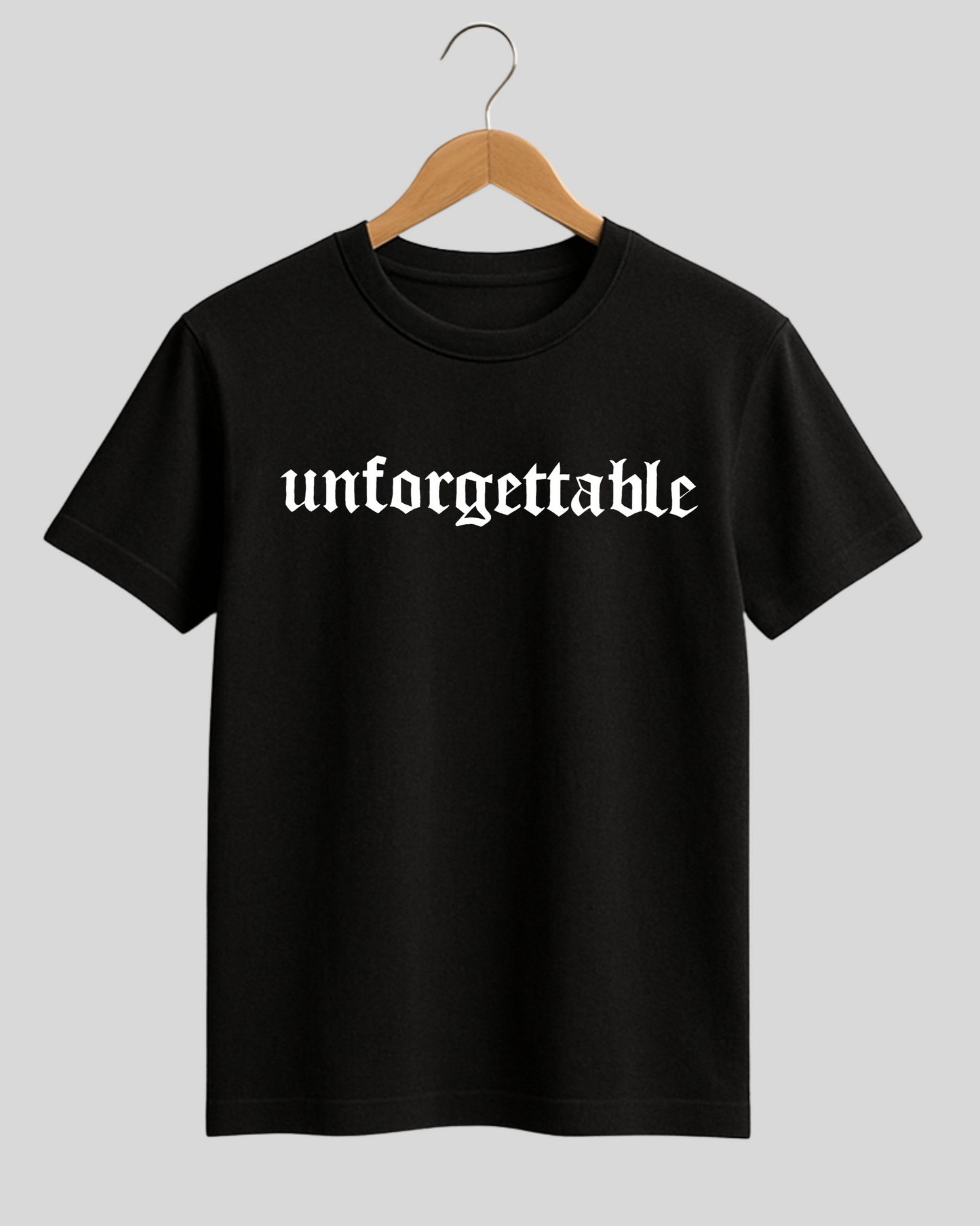 Men's white t-shirt Unforgettable