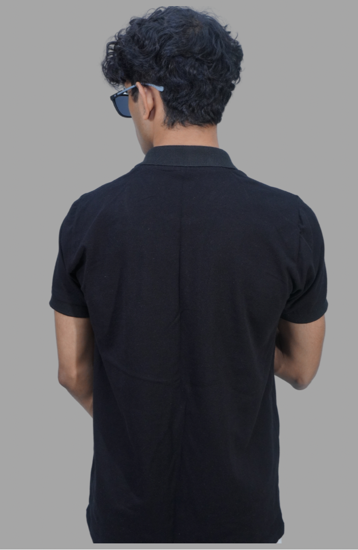 MYDC BLACK POLO TSHIRT