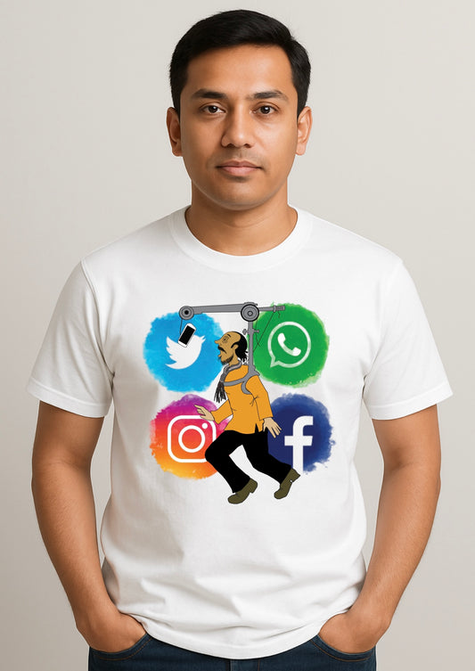 MYD Casuals Cotton white tshirt