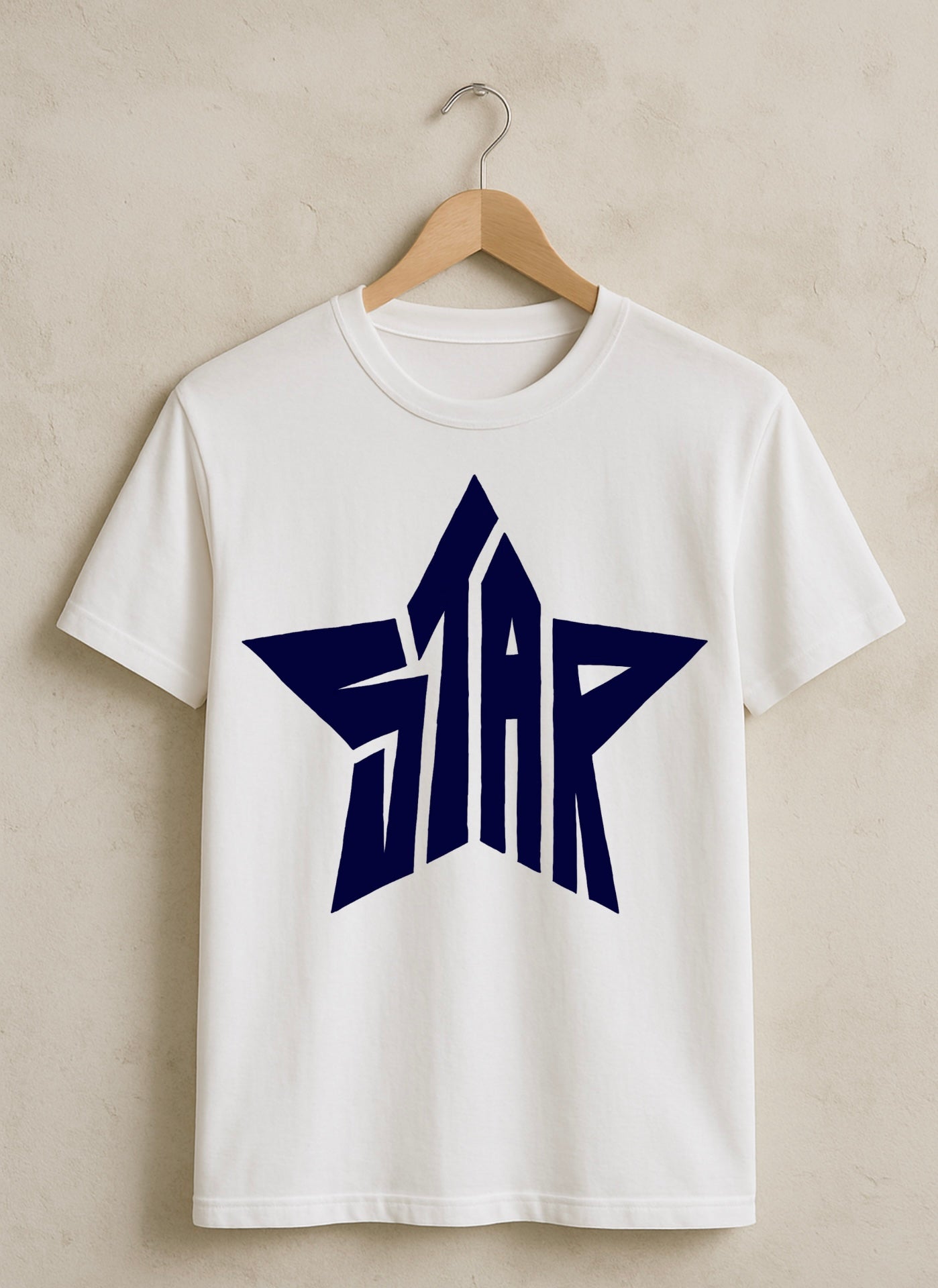 MYD Casuals white star tshirt