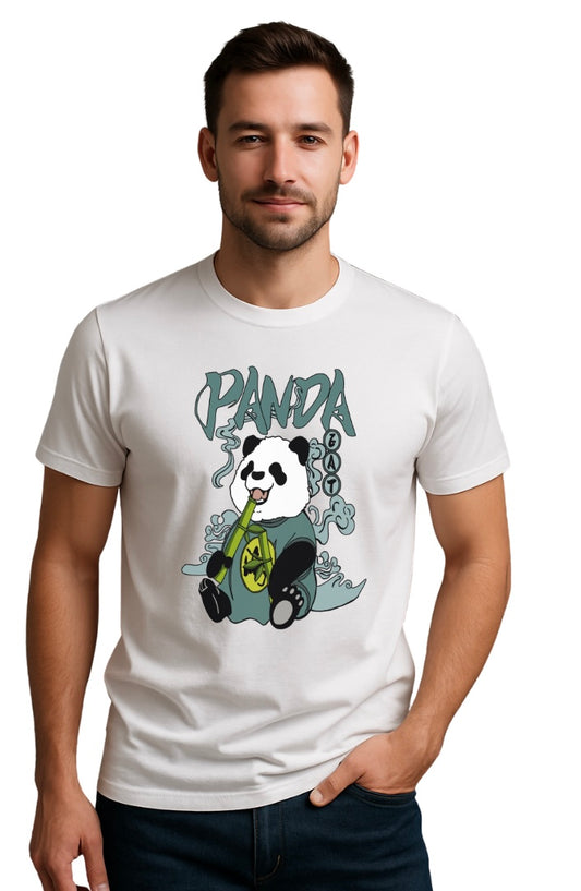 Panda white tshirt