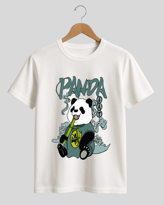 Panda white tshirt