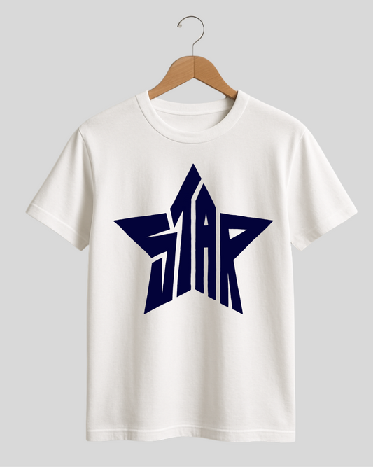 MYD Casuals white star tshirt