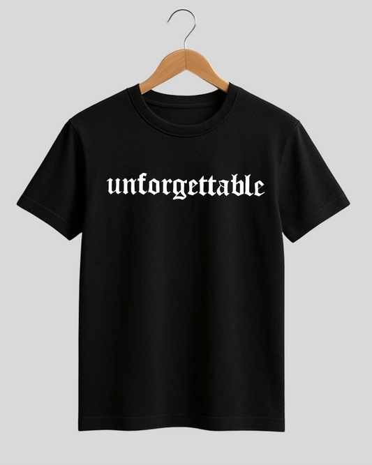 Men's white t-shirt Unforgettable