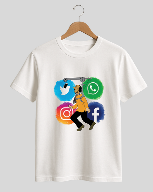 MYD Casuals Cotton white tshirt